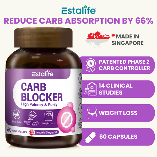 Estalife Carb Blocker Slimming Pill for Weight Loss | Diet | Vegan | Phase 2 | 60 Caps