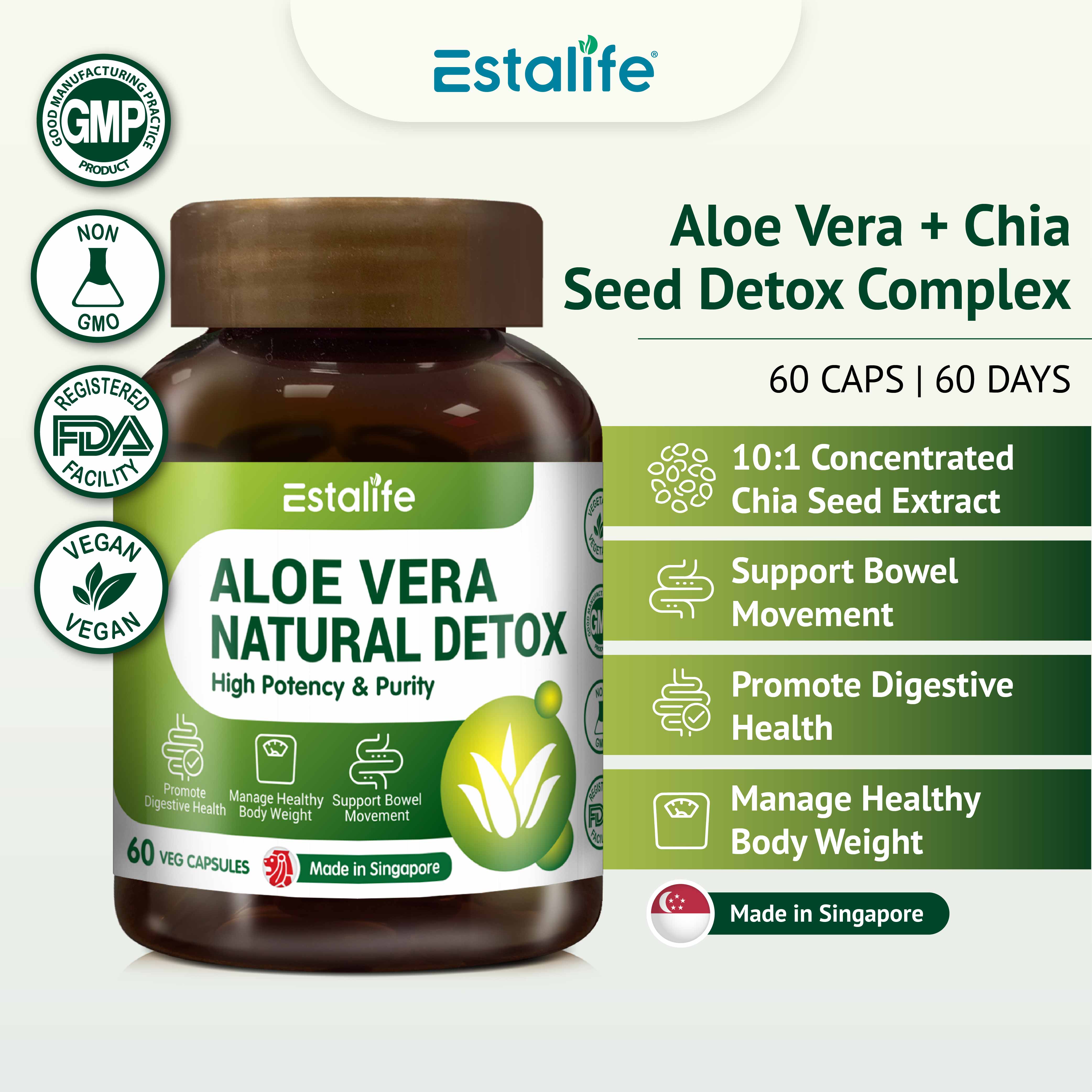 Estalife Aloe Vera Natural Detox – Estalife.com