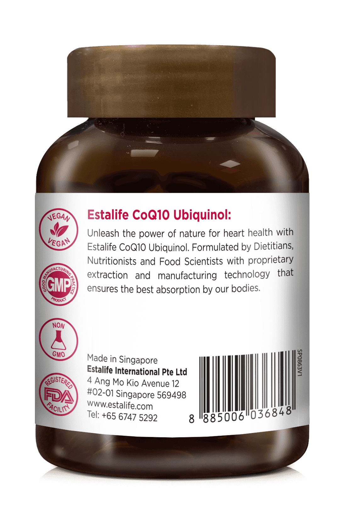 CoQ10 Ubiquinol 100mg + Nicotinamide