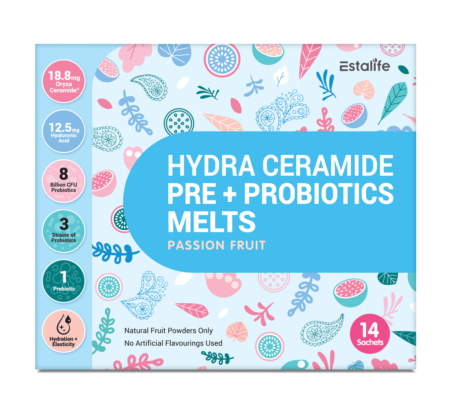 Estalife Hydra Ceramide Pre + Probiotics Melts