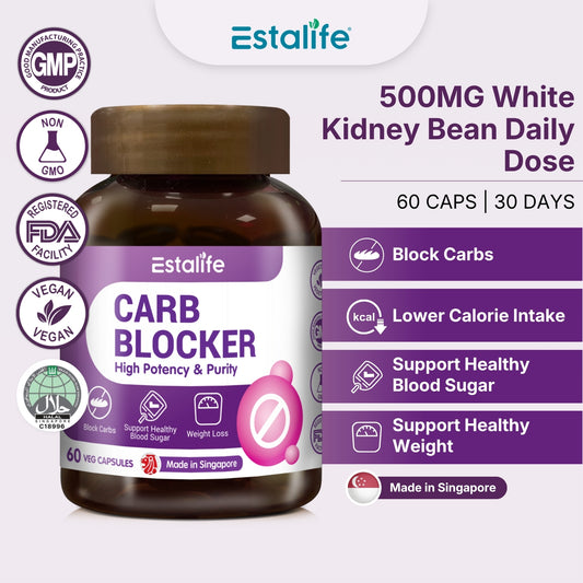 Estalife Carb Blocker Slimming Pill for Weight Loss | Diet | Vegan | Phase 2 | 60 Caps