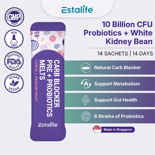 Estalife Carb Blocker Pre + Probiotics Melts