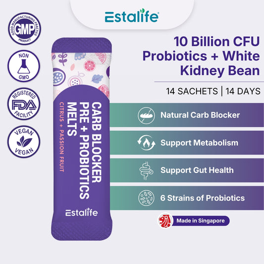 Estalife Carb Blocker Pre + Probiotics Melts