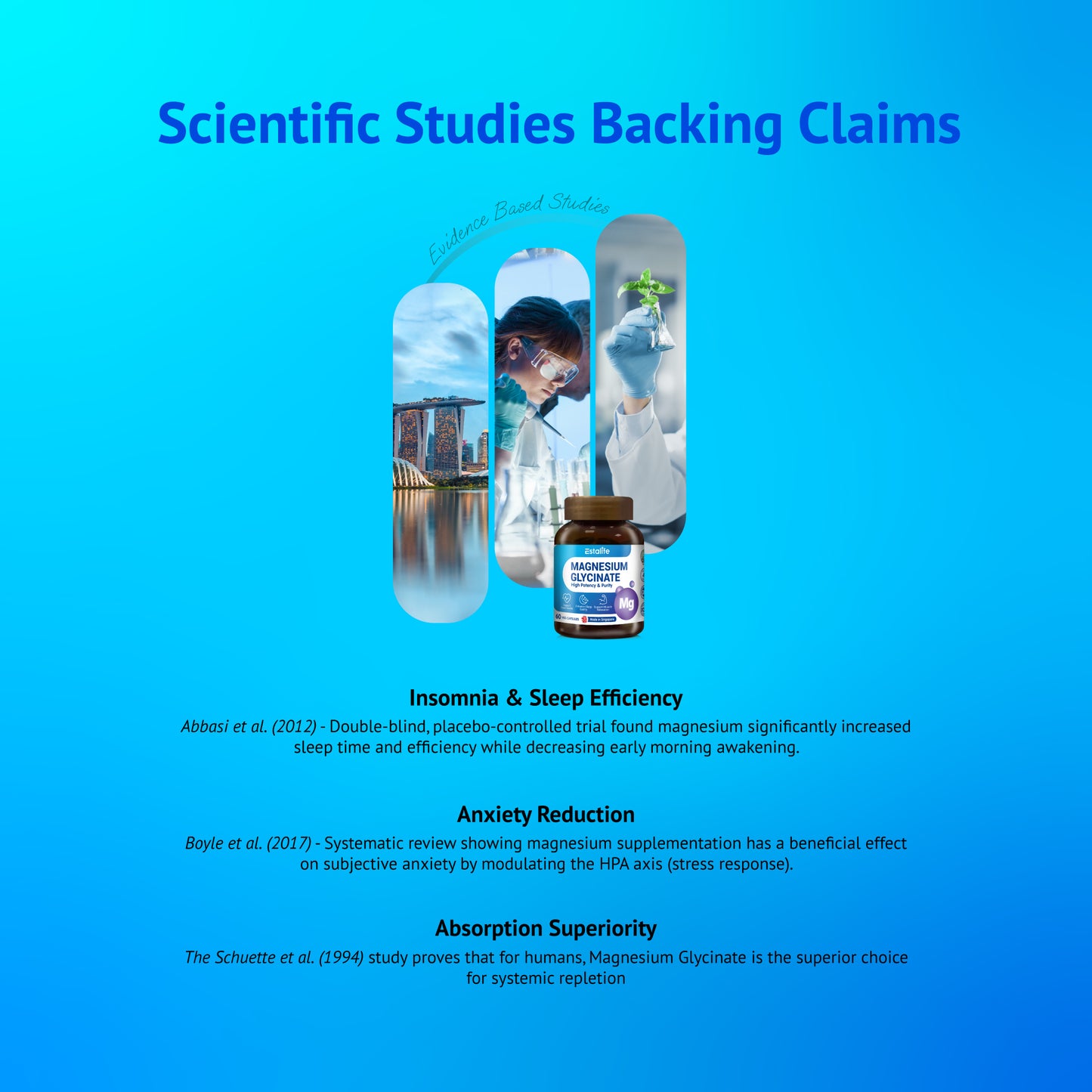 Estalife Magnesium Glycinate 1000MG