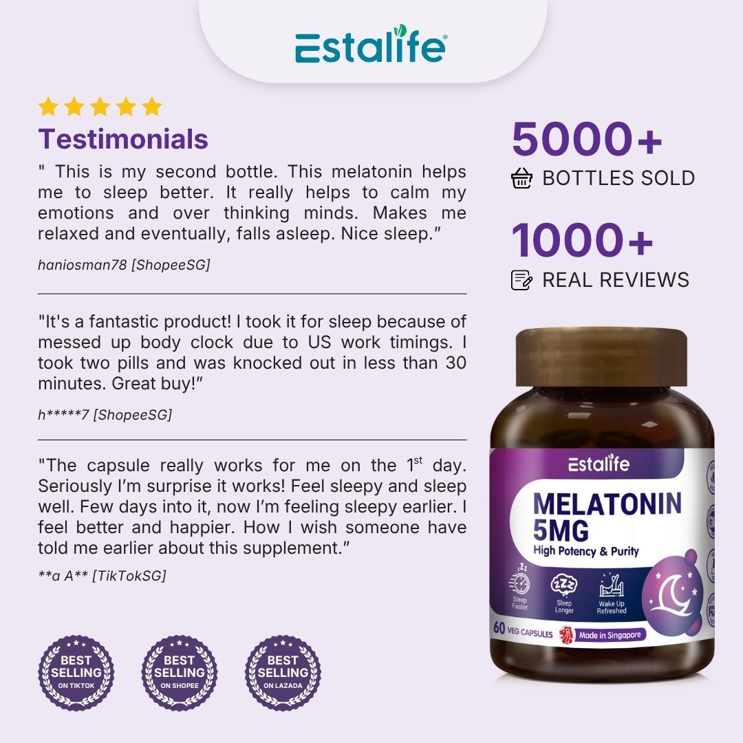 Estalife Melatonin 5mg