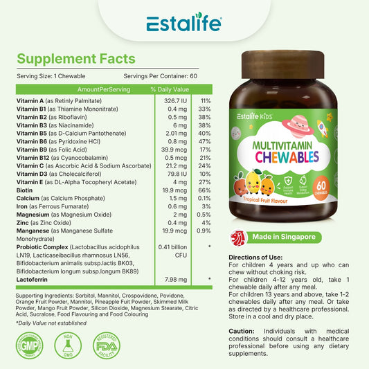 Estalife Kids Multivitamin Chewables