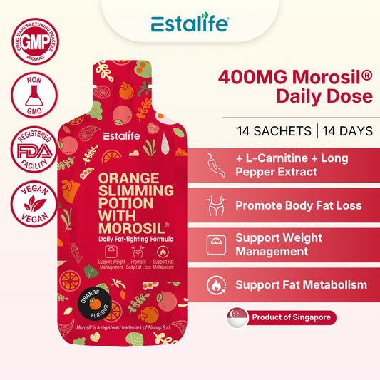 Estalife Orange Slimming Potion With Morosil | Blood Orange Extract | L-Carnitine
