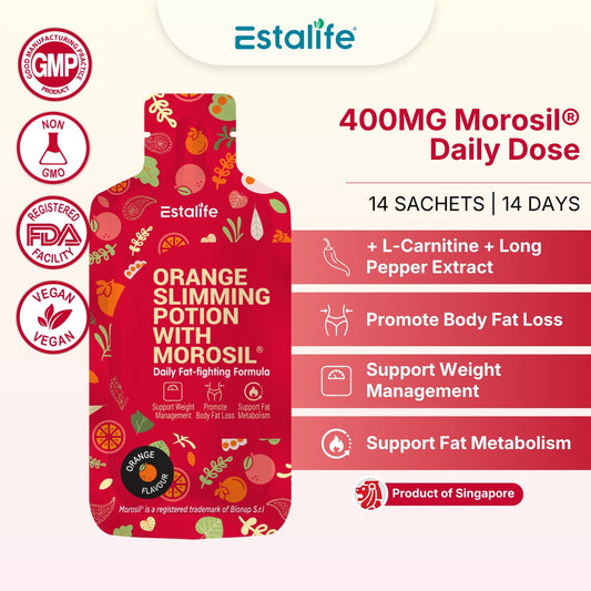 Estalife Orange Slimming Potion With Morosil | Blood Orange Extract | L-Carnitine
