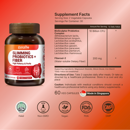 Estalife Slimming Probiotics + Fiber