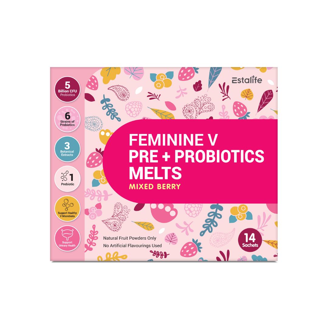 Estalife 女性私处护理益生元+益生菌速溶片