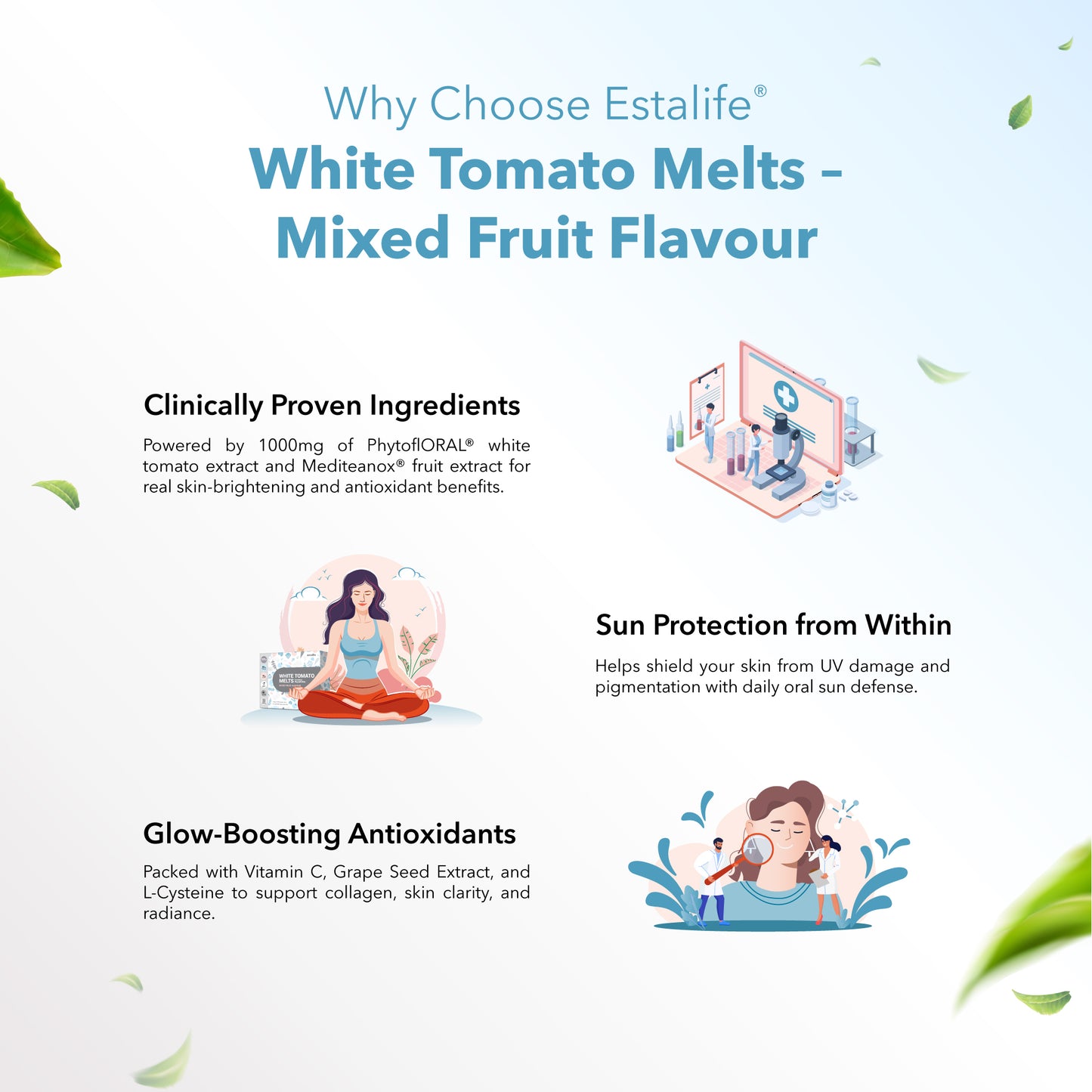 Estalife White Tomato Melts 1000MG