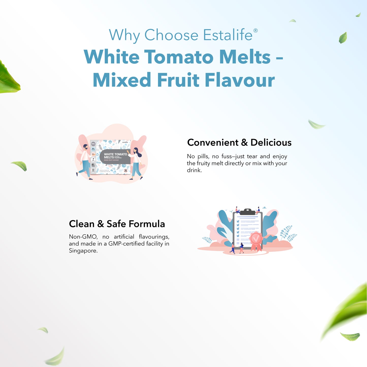 Estalife White Tomato Melts 1000MG