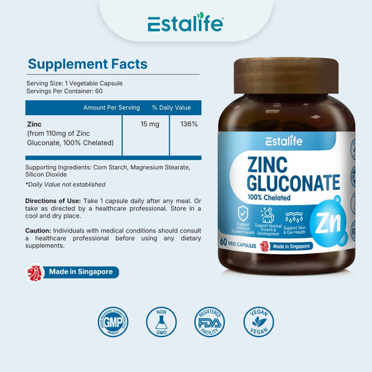 Estalife Zinc Gluconate