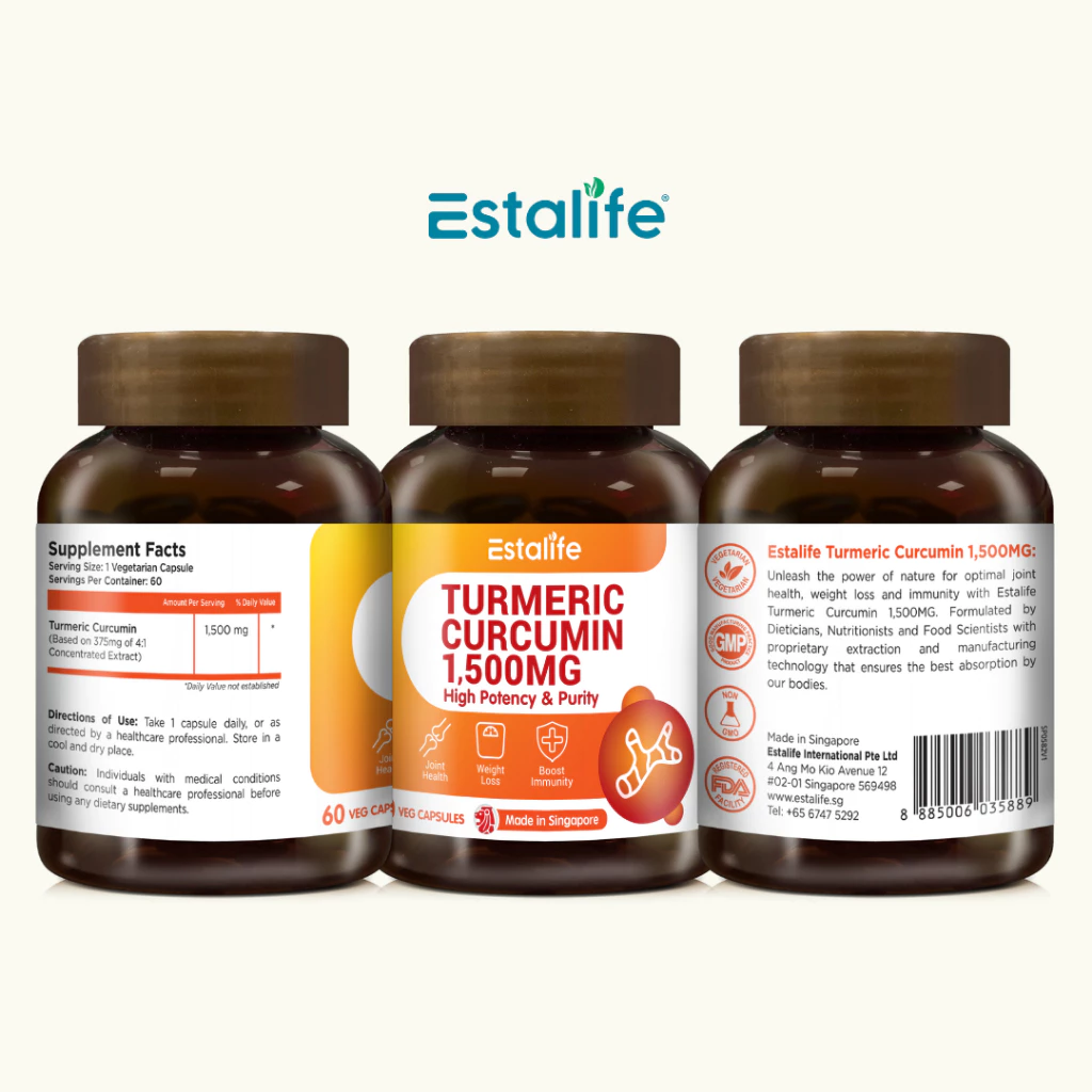 Estalife Turmeric Curcumin 1500MG