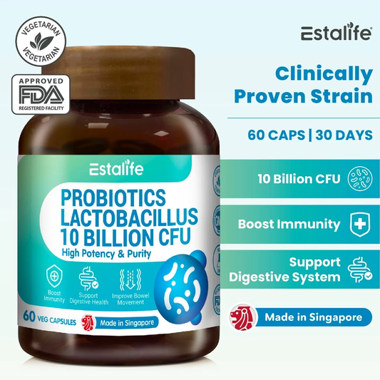 Estalife Probiotics Lactobacillus 10 Billion CFU