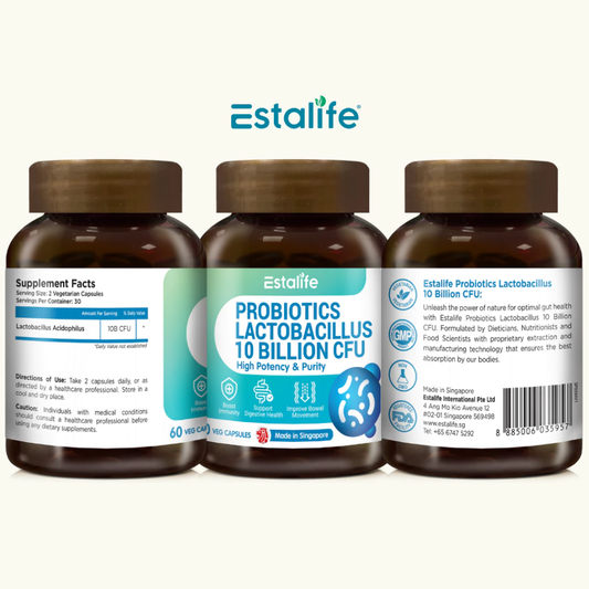 Estalife Probiotics Lactobacillus 10 Billion CFU