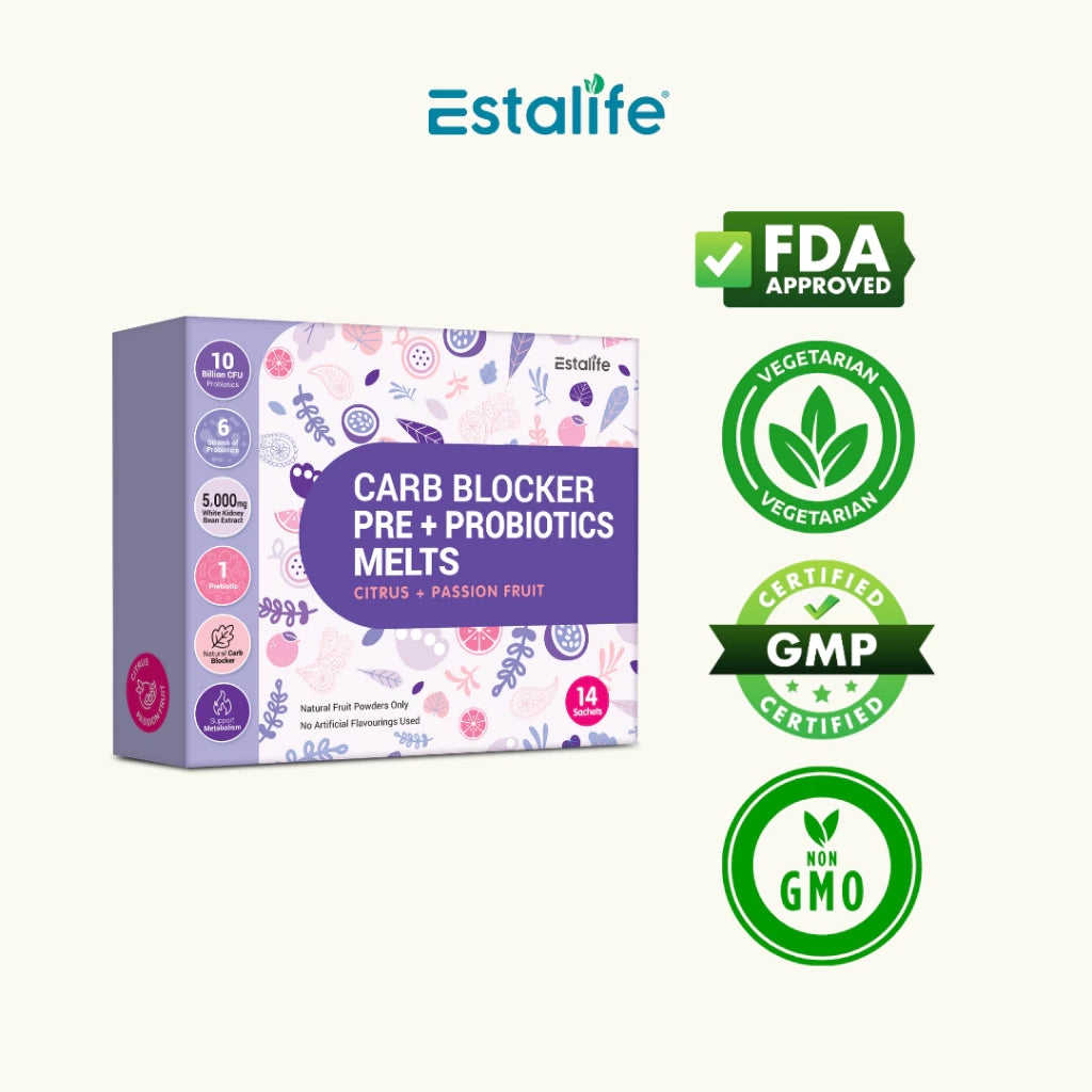 Estalife Carb Blocker Pre + Probiotics Melts
