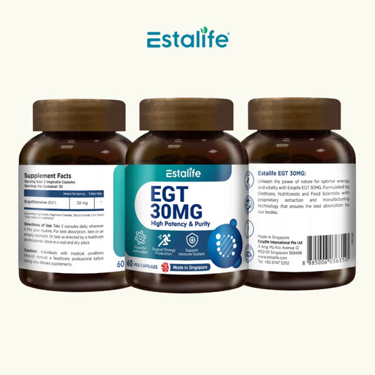 Estalife EGT Ergothioneine 30MG | 麦角硫因
