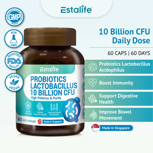 Estalife Probiotics Lactobacillus 10 Billion CFU