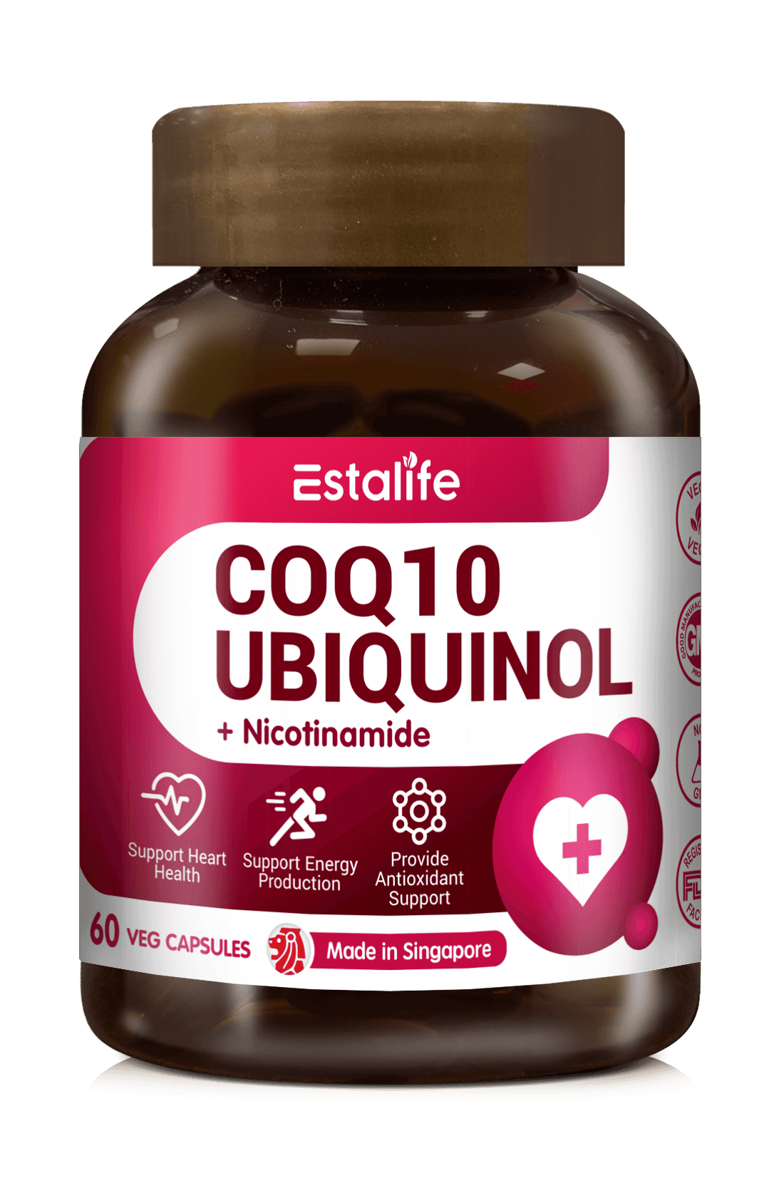 CoQ10 Ubiquinol 100mg + Nicotinamide