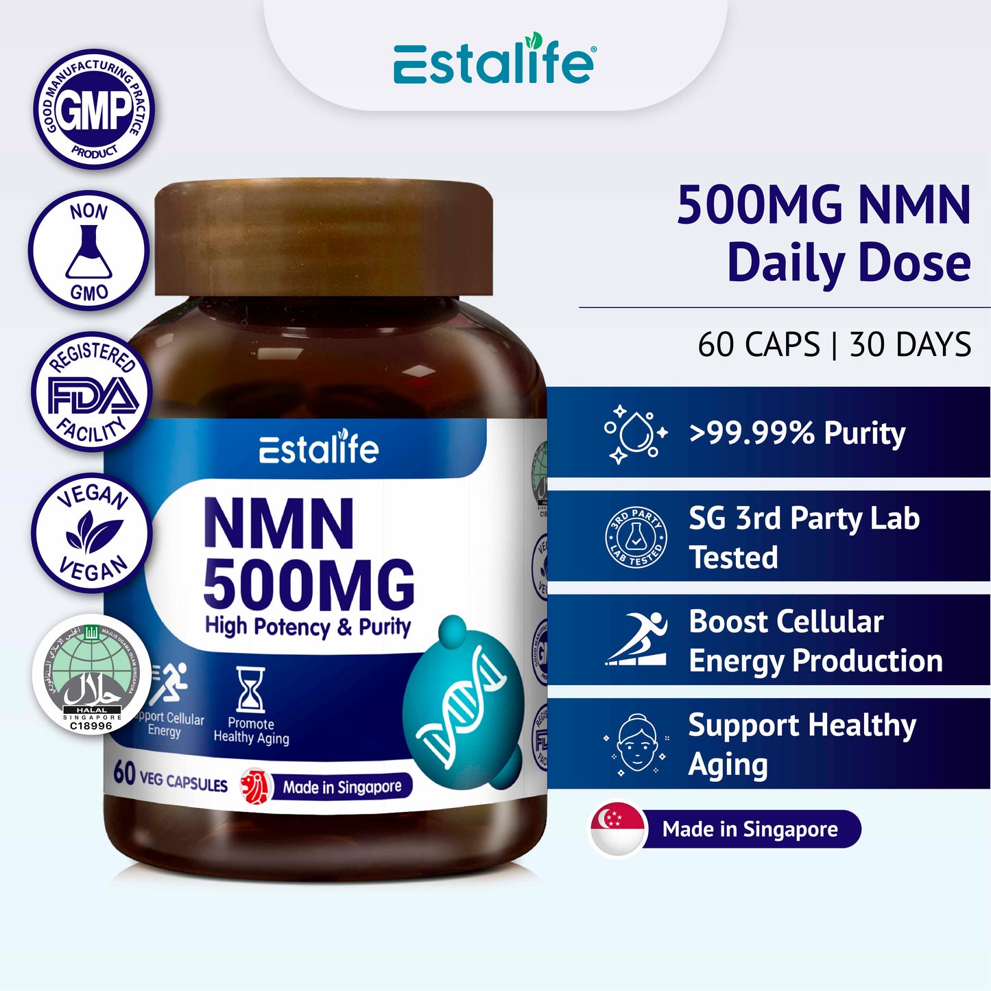 Estalife NMN 500mg