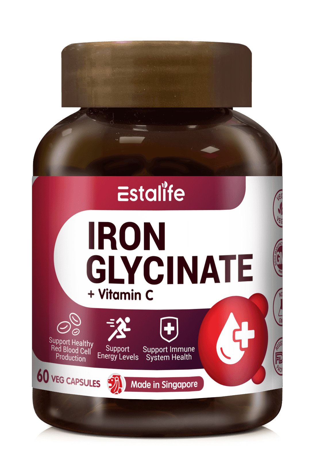 Estalife Iron Glycinate + Vitamin C