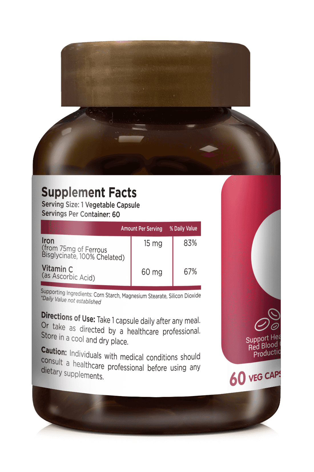 Estalife Iron Glycinate + Vitamin C