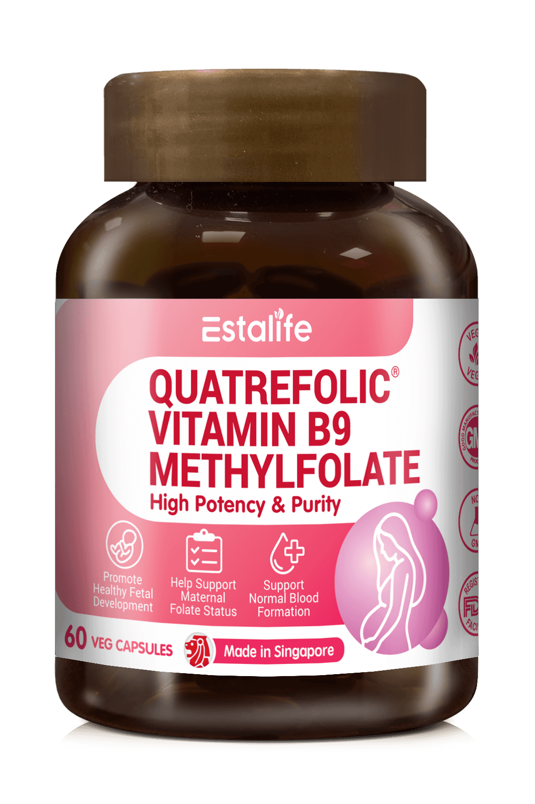 Estalife Quatrefolic® Vitamin B9 Methylfolate