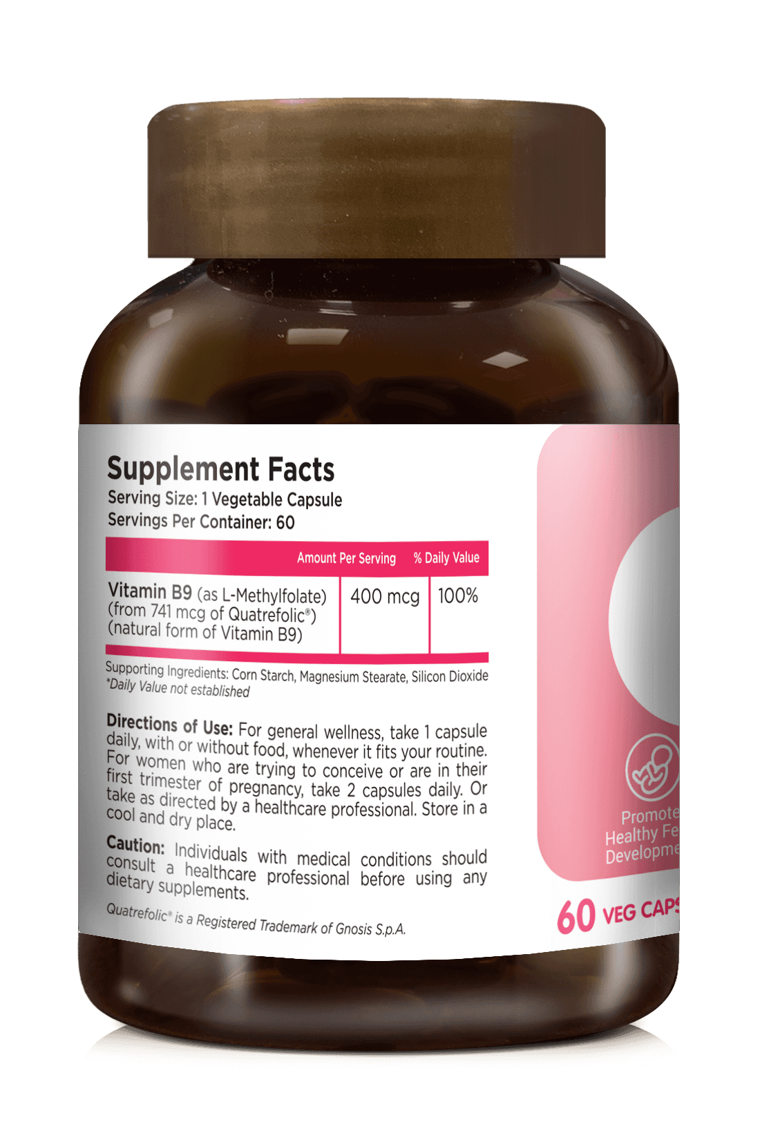 Estalife Quatrefolic® Vitamin B9 Methylfolate