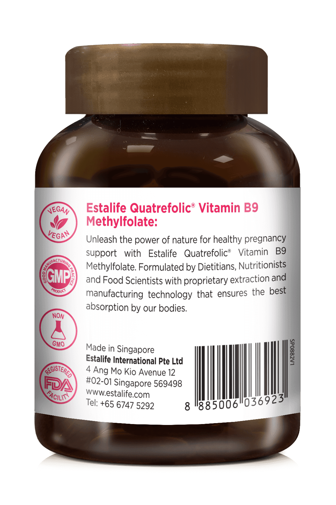Estalife Quatrefolic® Vitamin B9 Methylfolate