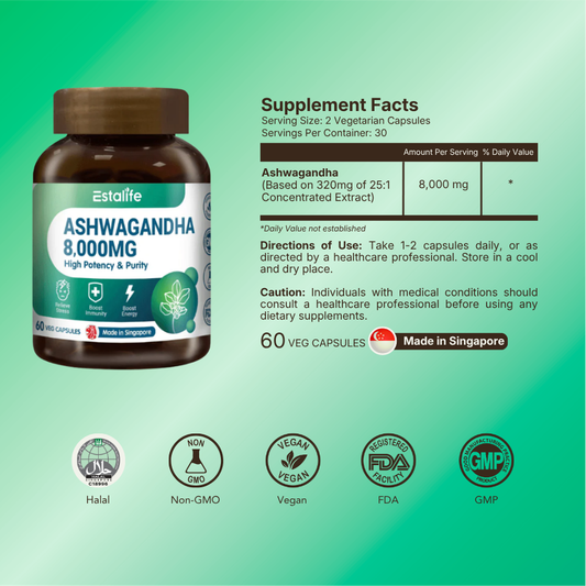 Estalife Ashwagandha 8000MG