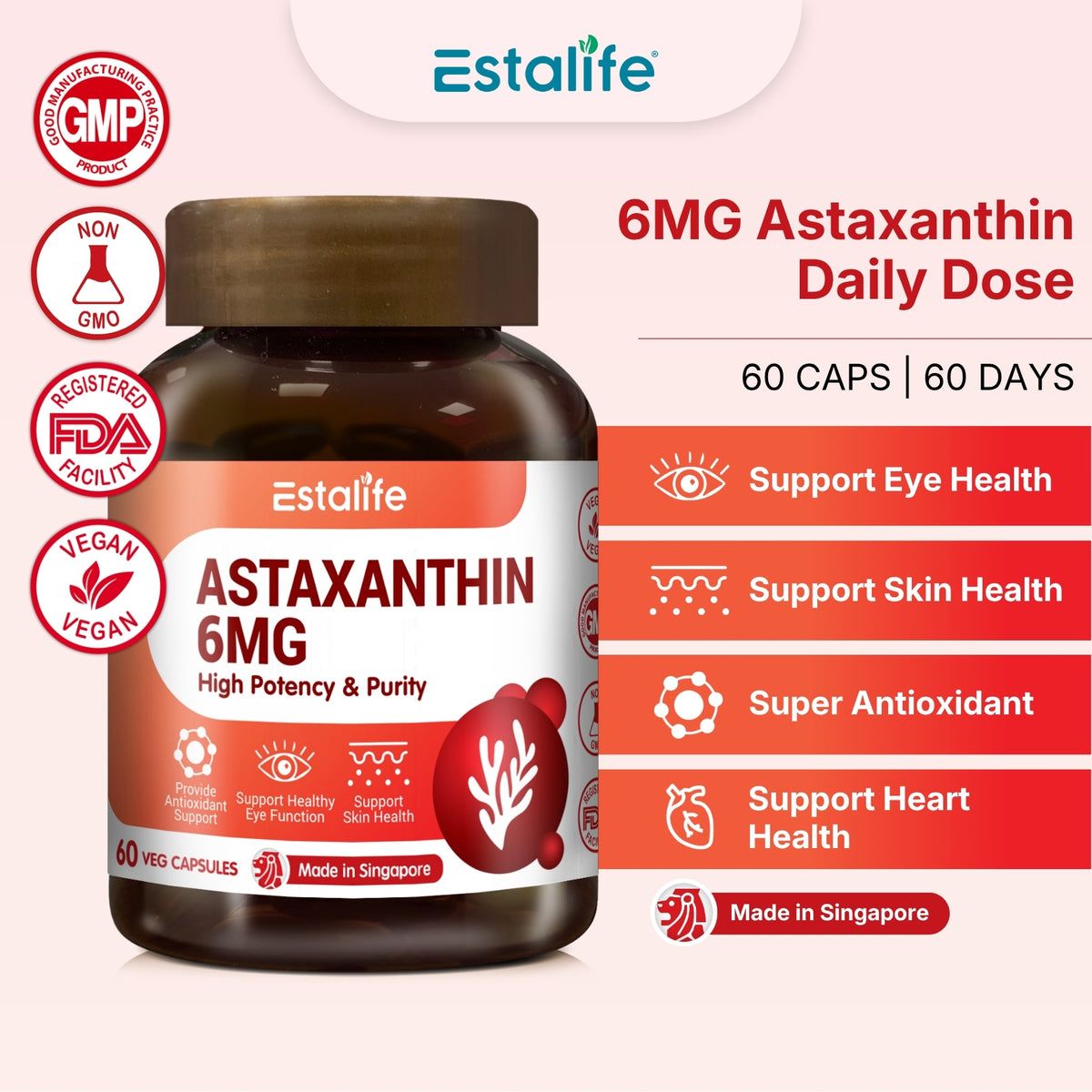 Astaxanthin 6MG