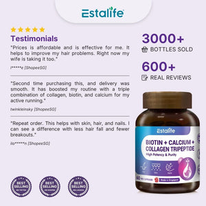 Biotin+ Calcium + Collagen Tripeptide