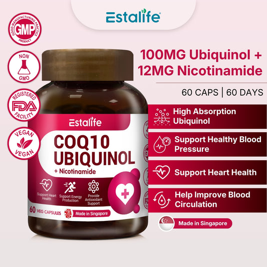 CoQ10 Ubiquinol 100mg + Nicotinamide
