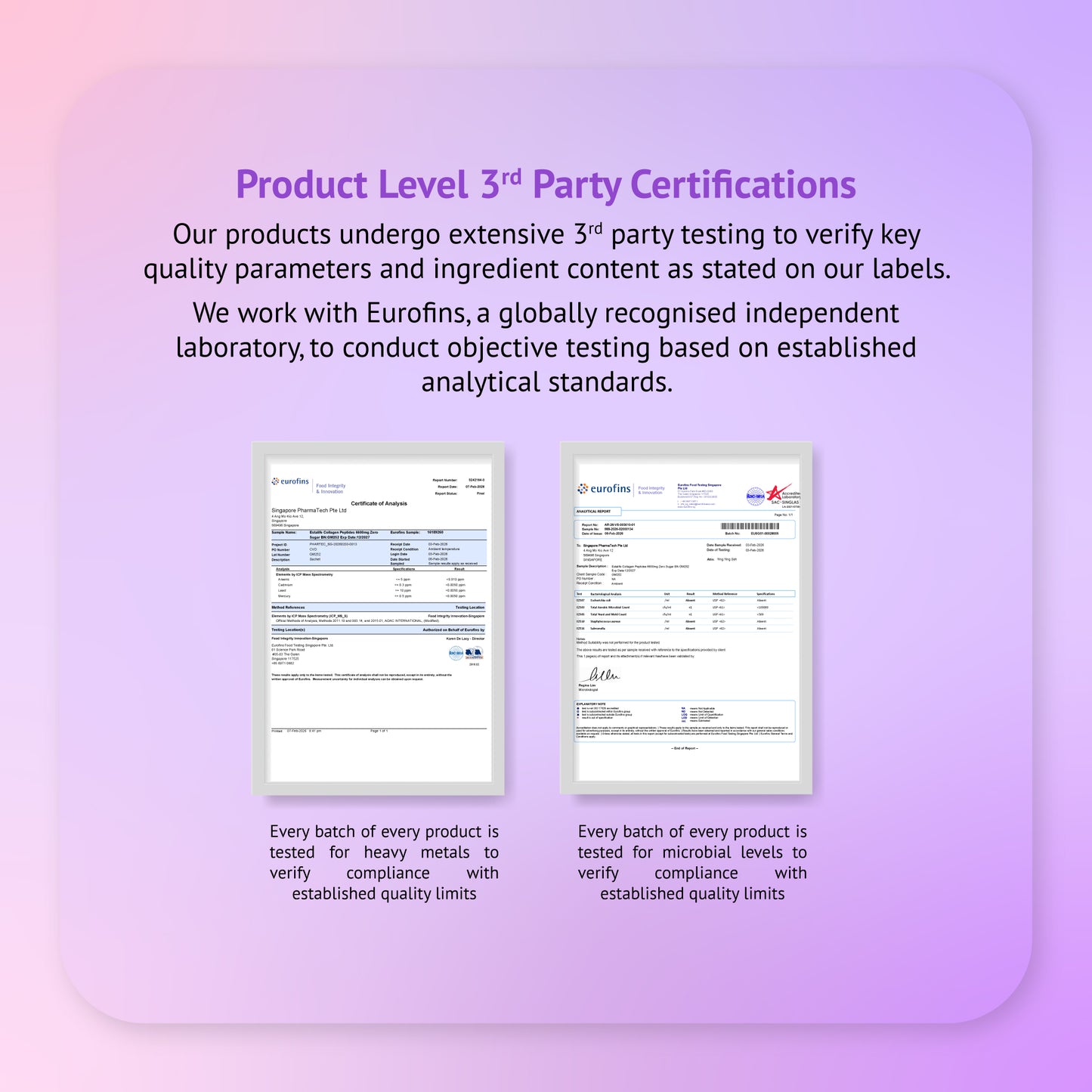 Estalife Collagen Peptides 6600mg Zero Sugar