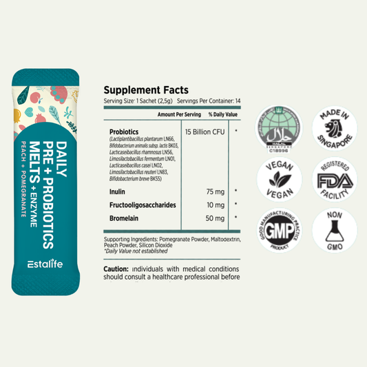 Estalife Daily Pre+Probiotics Melts