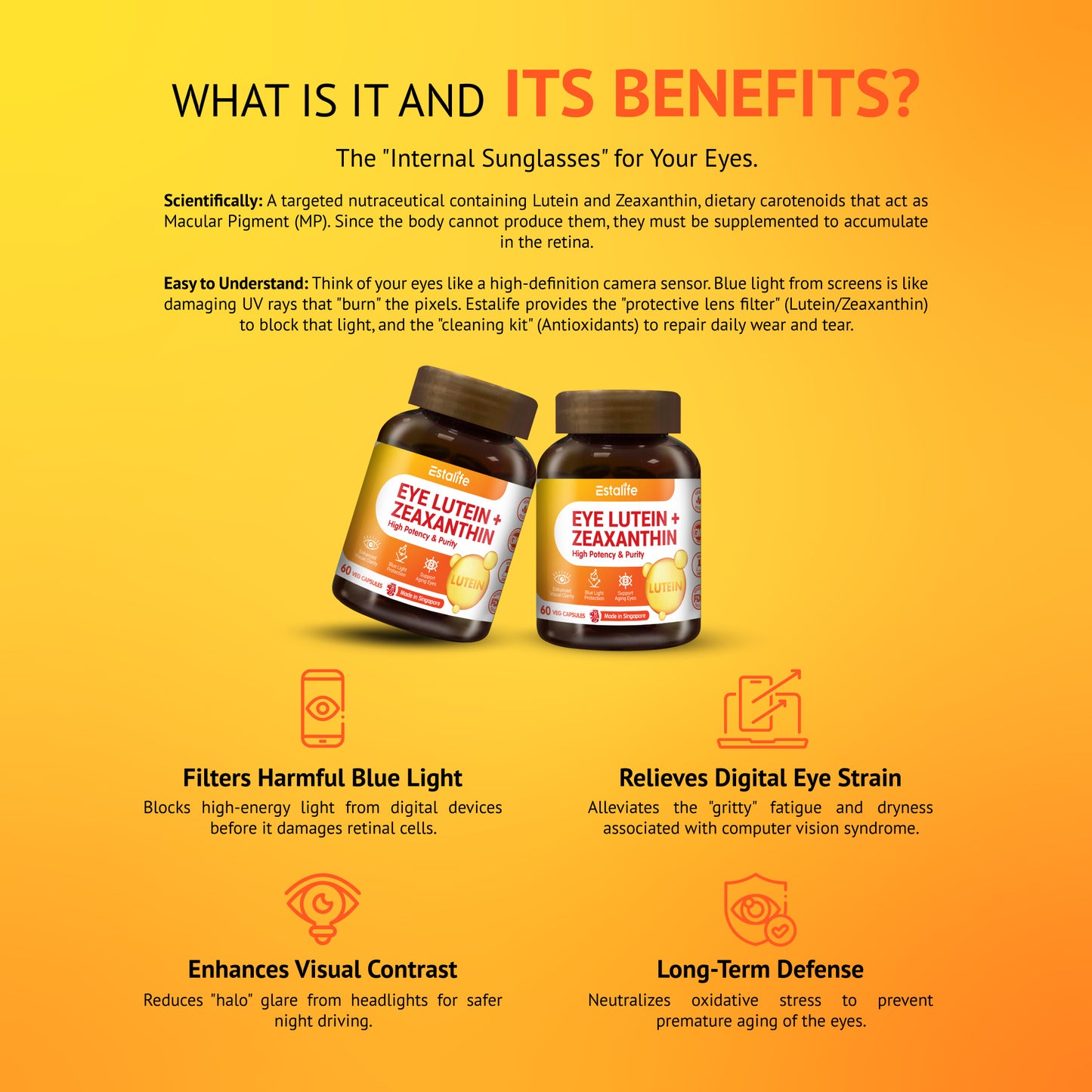 Estalife Eye Lutein+ Zeaxanthin