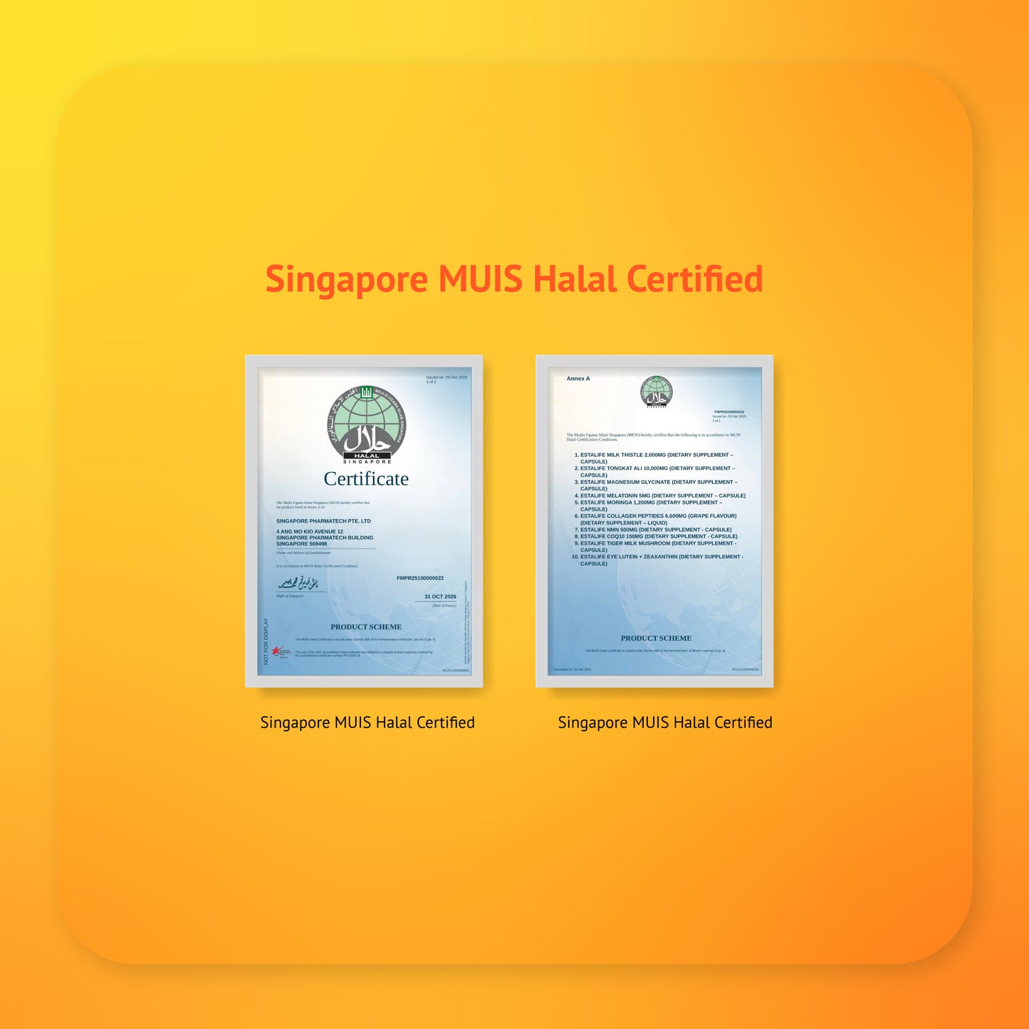 Estalife Eye Lutein+ Zeaxanthin