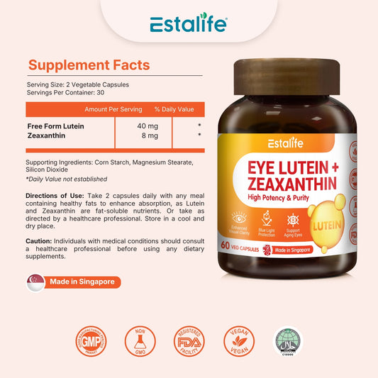 Estalife Eye Lutein+ Zeaxanthin
