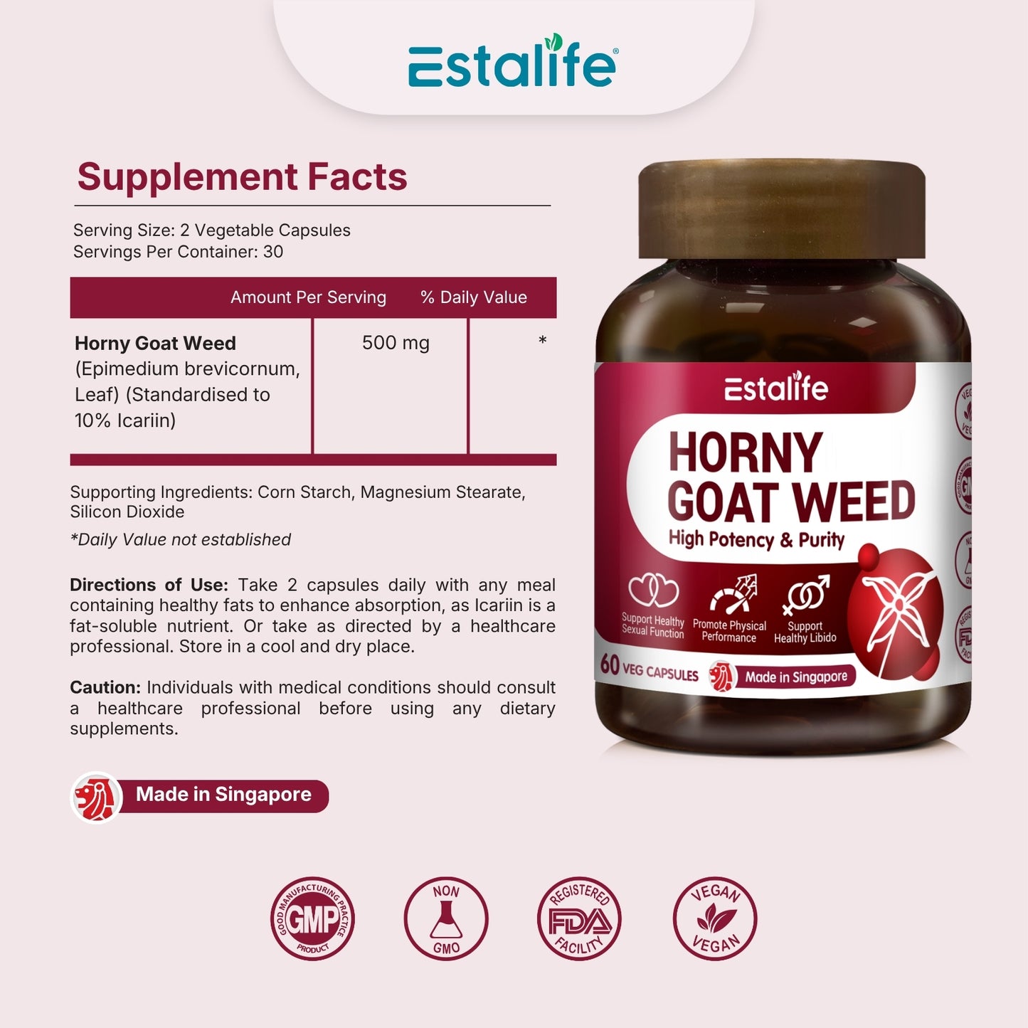 Horny Goat Weed | High Potency Herbal Formula