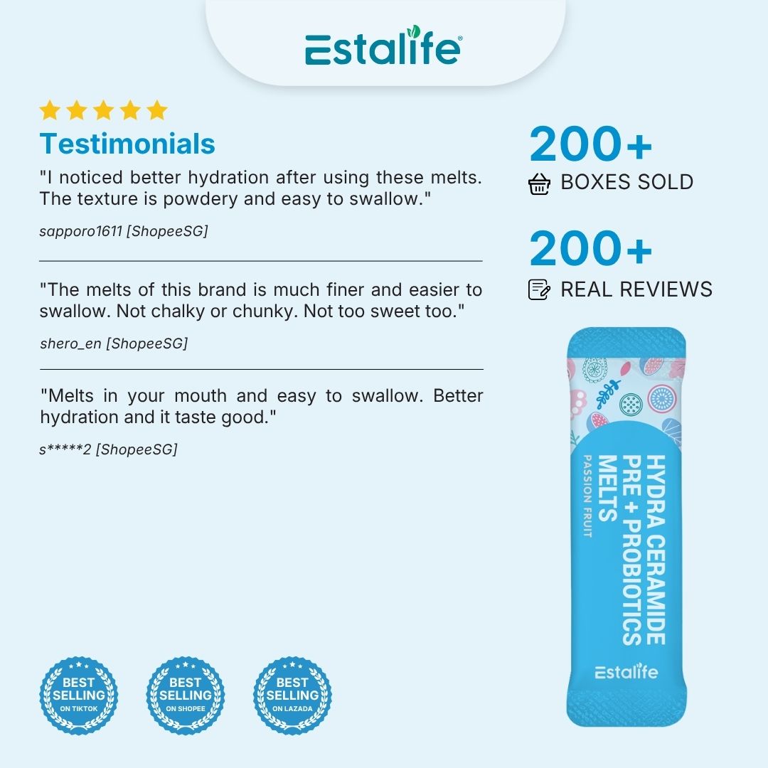 Estalife Hydra Ceramide Pre + Probiotics Melts