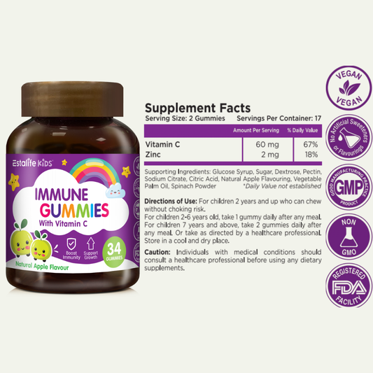 Estalife Kids Immune + Vitamin C Gummy