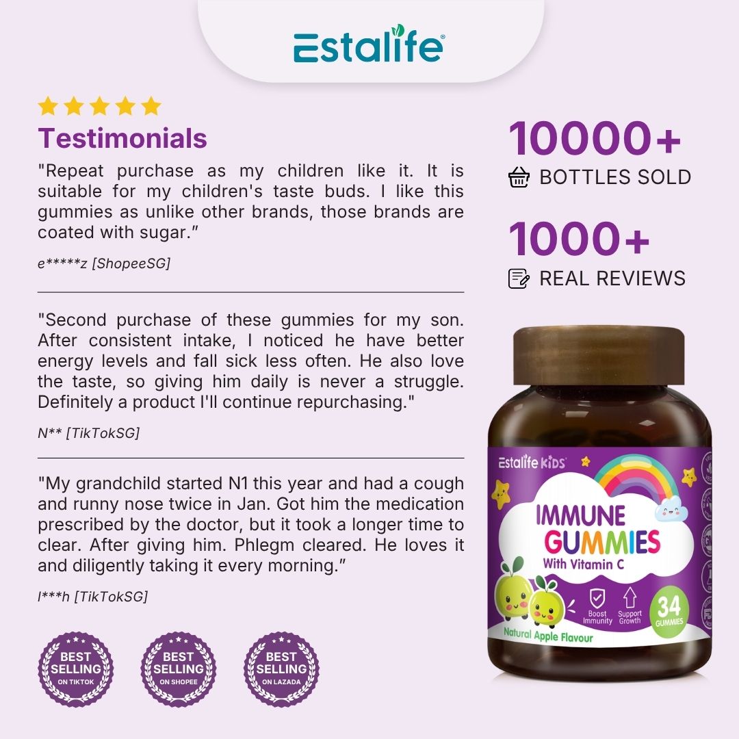 Estalife Kids Immune + Vitamin C Gummy