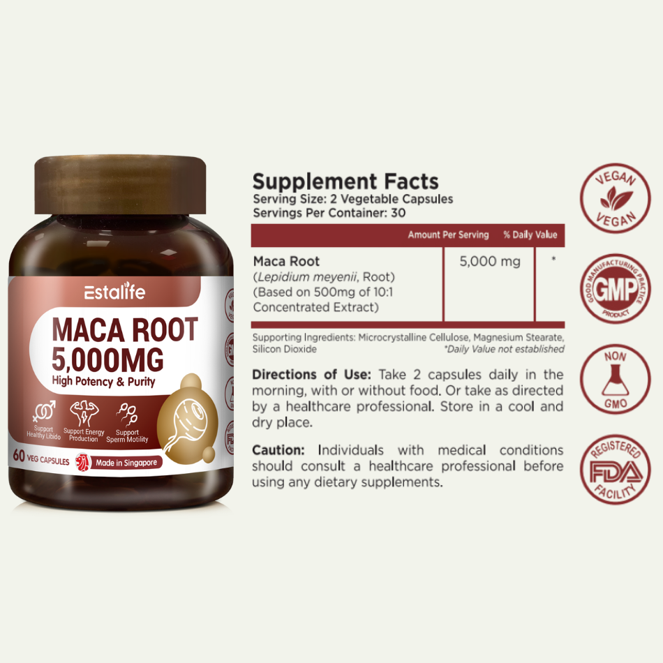 Maca Root 5,000MG