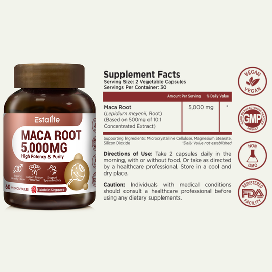 Maca Root 5,000MG