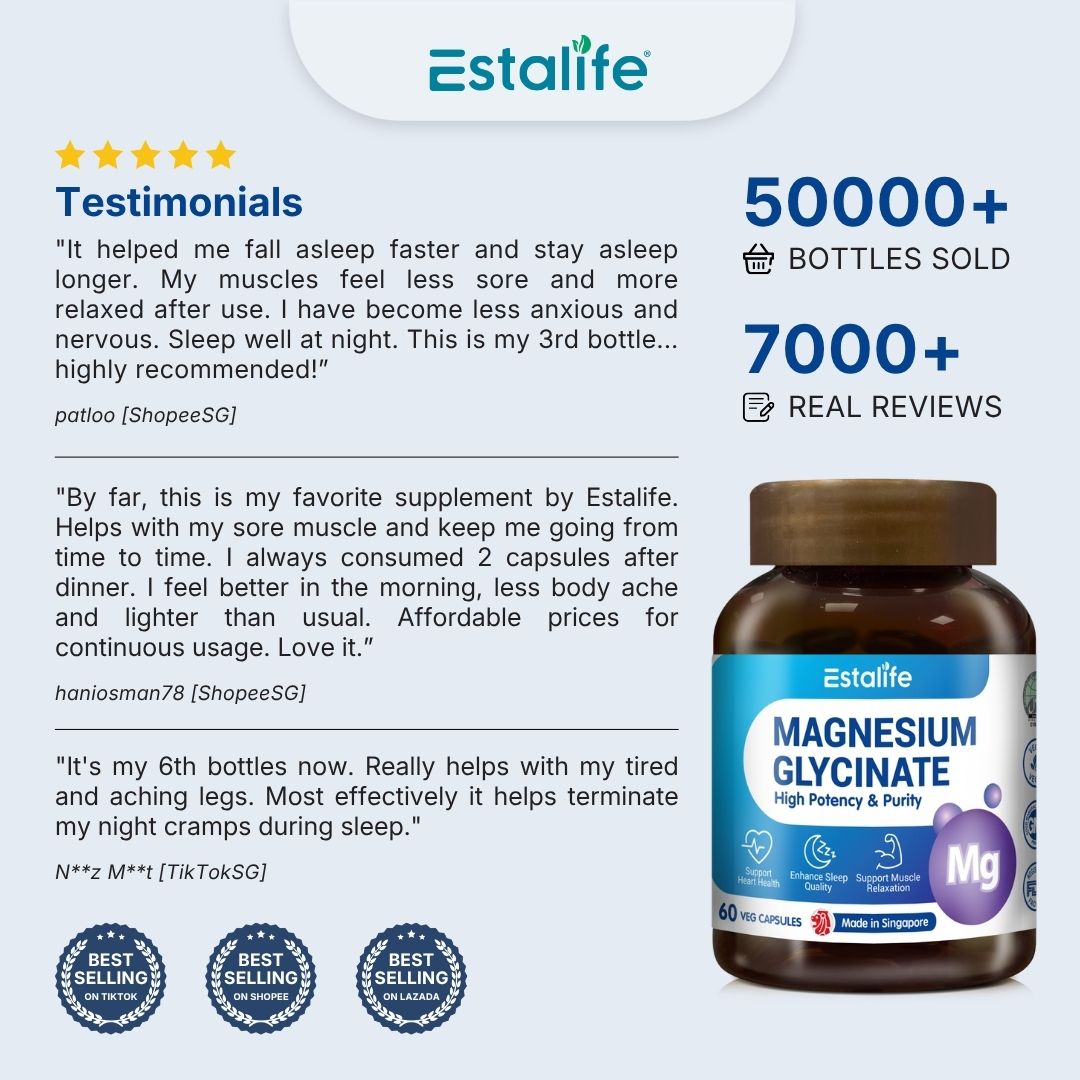Estalife Magnesium Glycinate 1000MG