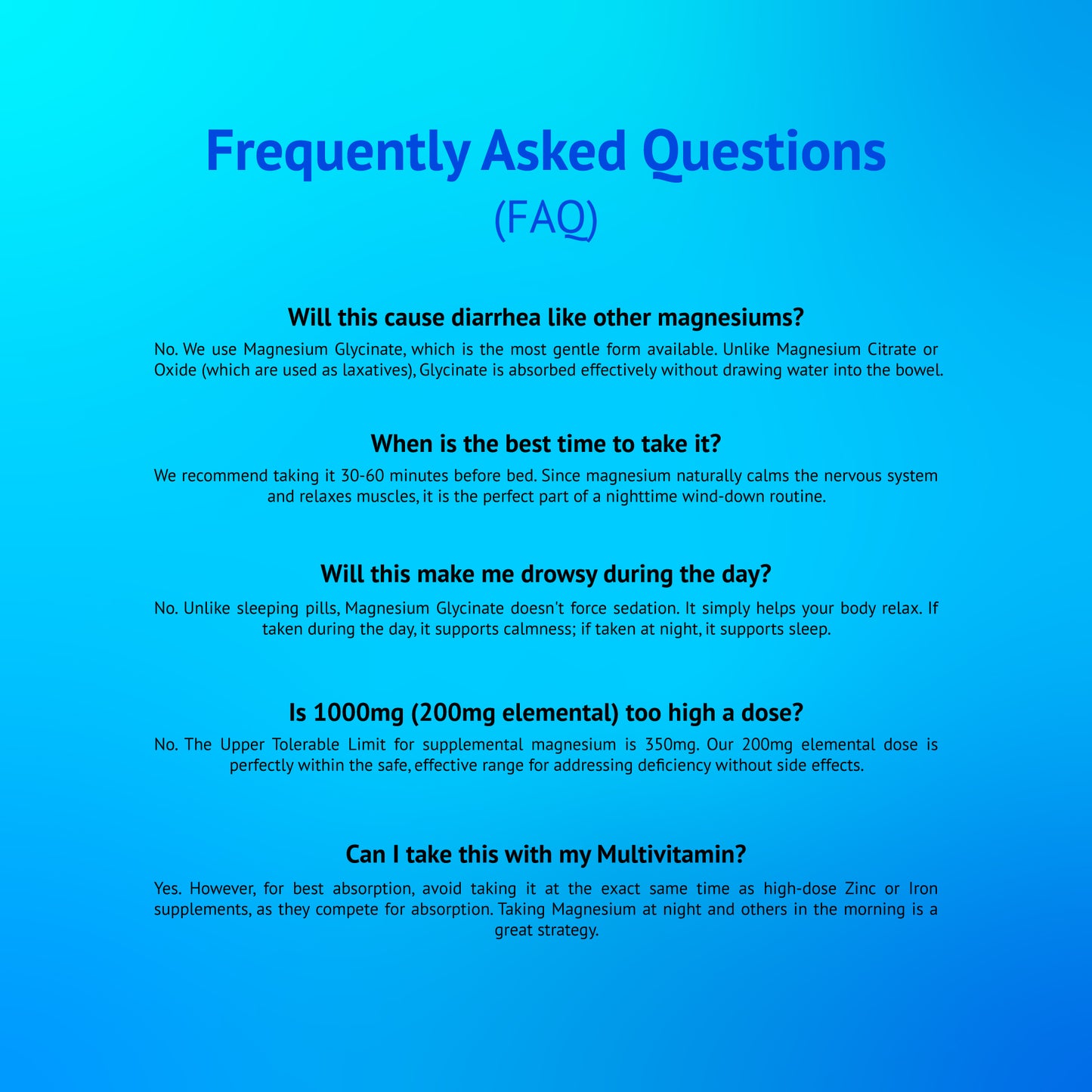 Estalife Magnesium Glycinate 1000MG