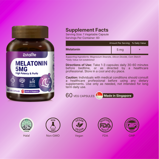 Estalife Melatonin 5mg