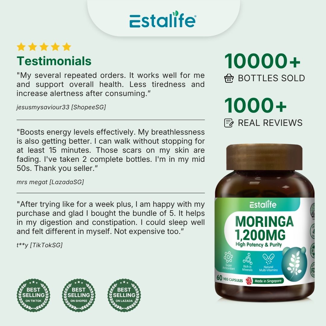 Estalife Moringa Leaf 1200MG