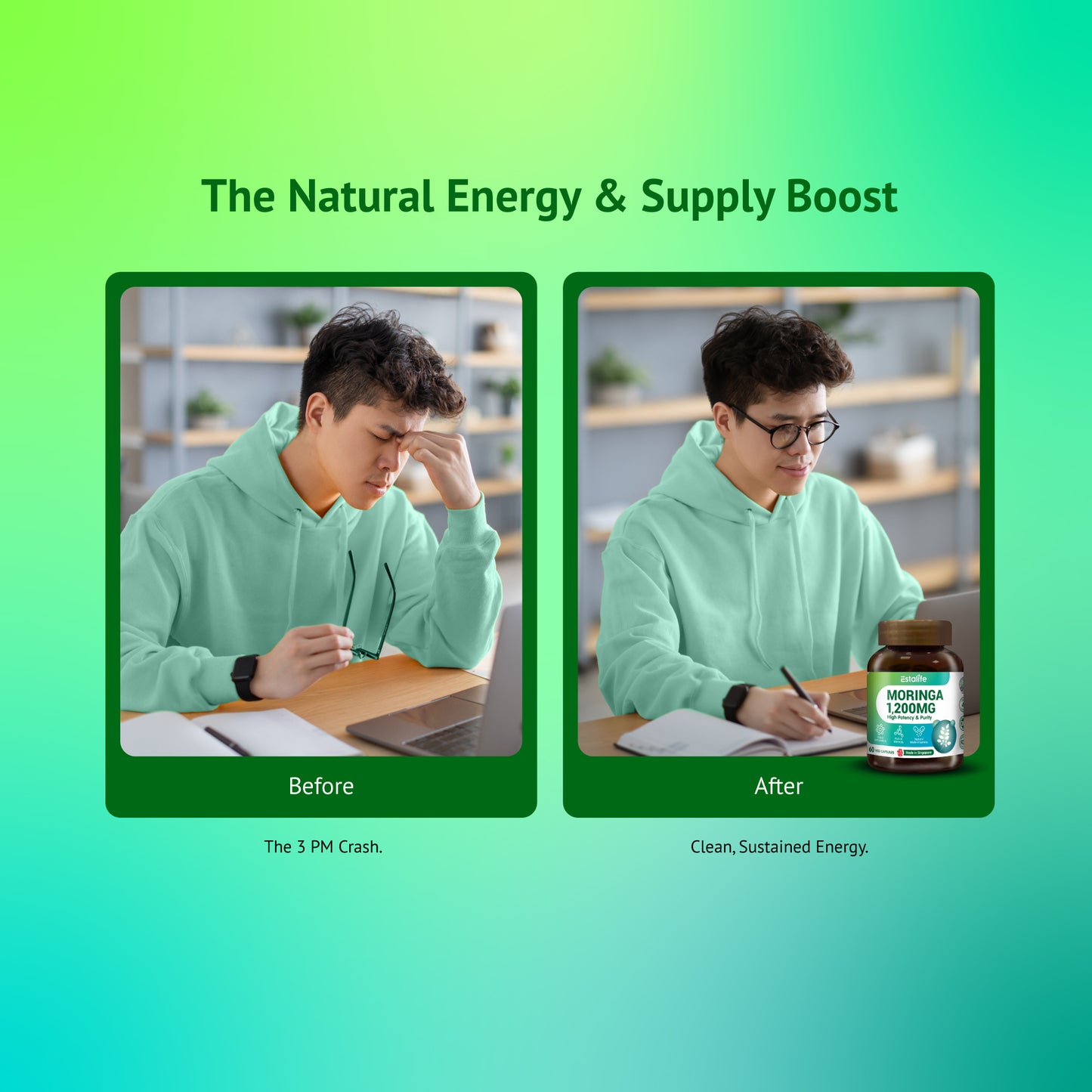 Estalife Moringa Leaf 1200MG